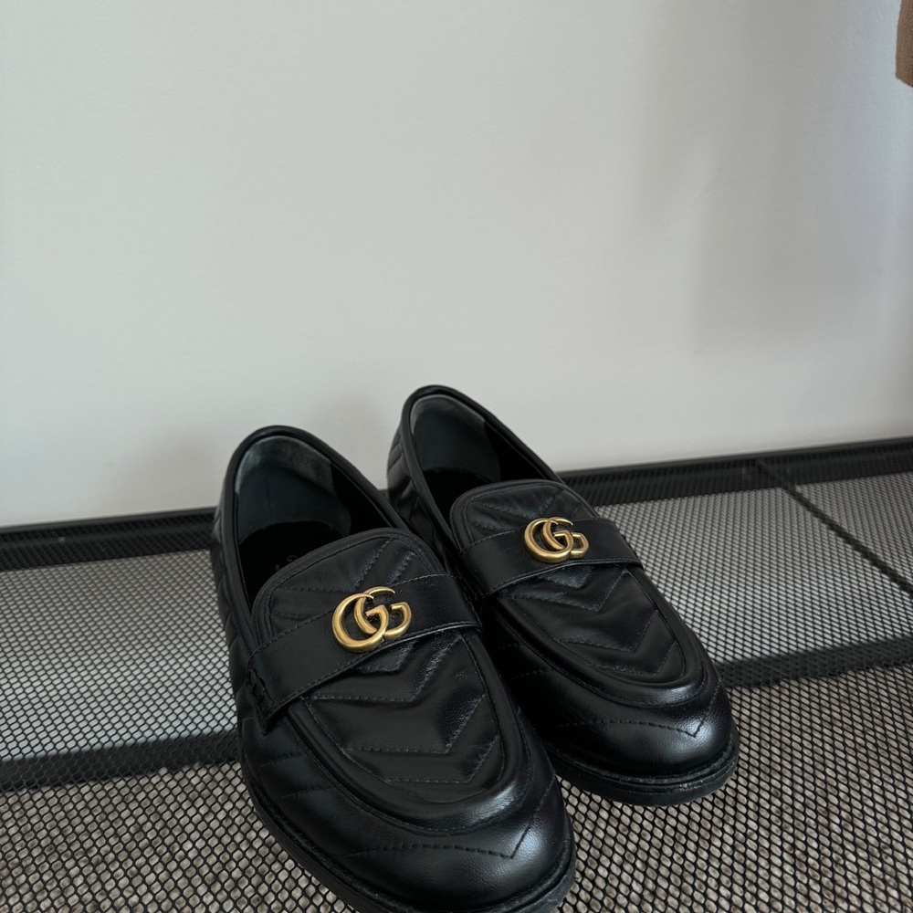 Gucci Marmont quilted loafers